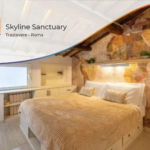  Apartment 15 Min From Piazza Venezia Skyline Sanctuary In Trastevere